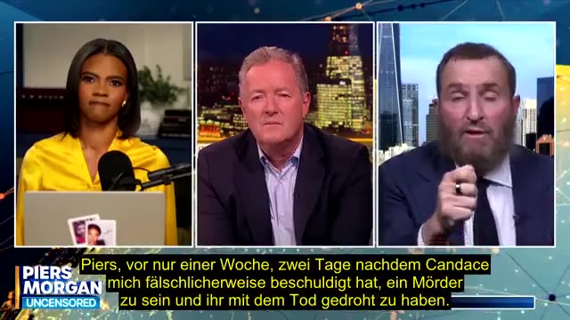 ⁣Candace Owens attackiert Chabad Lubawitsch live bei Piers Morgan