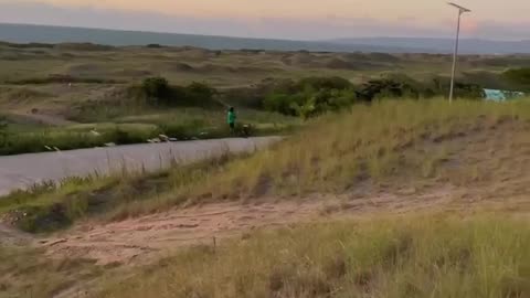 Sunset at Lapaz Sand Dunes