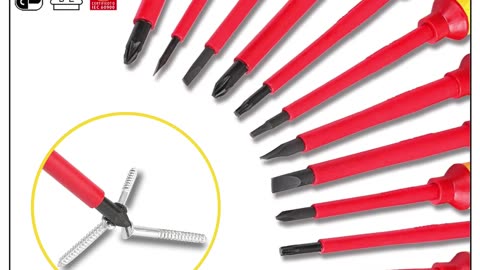 HURRICANE 1000V Insulated Electrician Screwdriver Set