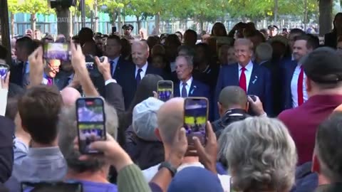 Biden, Harris, Trump and Vance attend 9-11 ceremony in New York