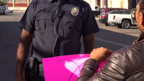 Police Officer in a Protest