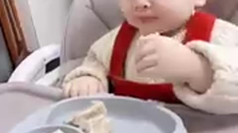 Naughty funny baby video