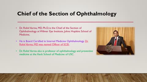 Dr. Rohit Varma - Board-Certified Ophthalmologist