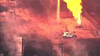 Massive pipeline fire in La Porte, Texas, sparks evacuations