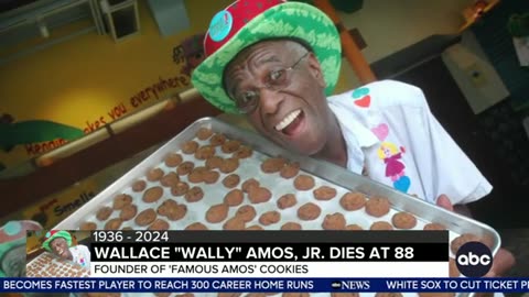 Famous Amos cookies founder, Wallace Amos Jr, dies at 88