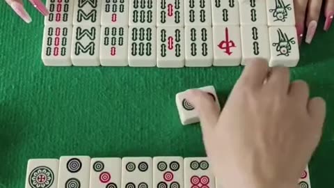 2 ppl table game mahjong