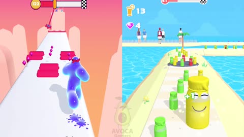 Blob Runner Juice Run Gameplay iOSAndroid Video Pro Walkthrough Mobile Game All Level