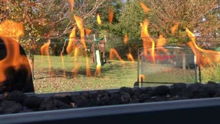 Slow-mo firepit