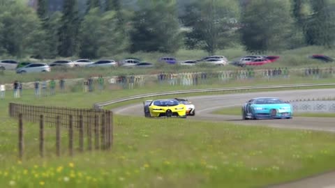 Bugatti Vision GT vs Super Cars at Highlands