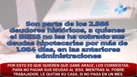 X ESTO ES Q QUIERE Q GANE #ARAUZ, RAFAEL #CORREA. P Q SU BANDA NO PAGUE LAS DEUDAS