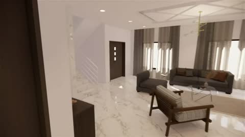 LIVING ROOM VISUALS || 3D INTERIOR DESIGN