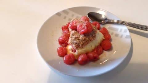 QUICK AND EASY CHERRY CHEESECAKE RECIPE - RECETTE DE CHEESECAKE LEGER AUX CERISES FACILE ET RAPIDE