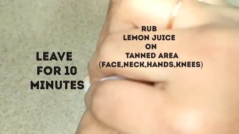 How To Remove Tan From Face,Neck,Hands,Knees Overnight