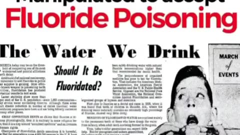 Every politician should hang for dosing the water supply....