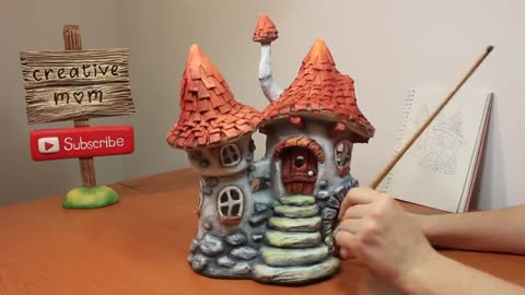 ❣DIY Inn Fairy House Lamp Using Coke Plastic Bottles❣