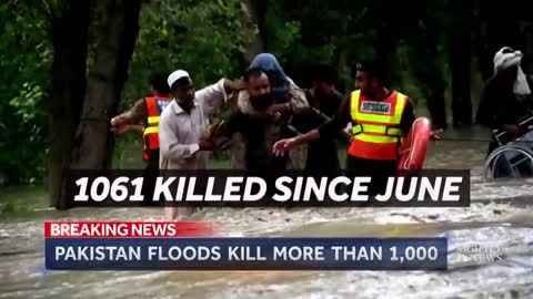 More Than 1000 People Killed In Catastrophic Floods In Pakistan