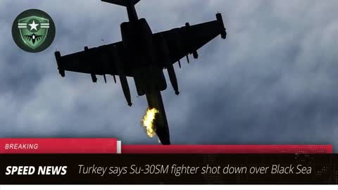 Military Update 21/03/2022 Russian Su-30SM fighter shot down over Black Sea by friendly fire.