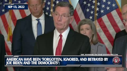 GOP Senator: Americans 'Forgotten, Ignored, And Betrayed By Joe Biden And The Democrats'