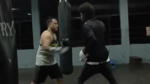 Trying my best for fast punching