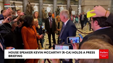 'What Bills Did They Pass In The Senate-'- Kevin McCarthy Spars With Reporter Over Shutdown Question