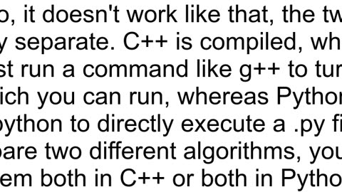 can i run python code in c or c in python so that the speed is the same