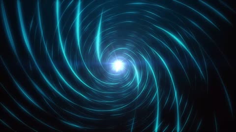 Blue Laser Spiral Loop.Motion Graphic video. Visual Effect video. Motion Backdrop.