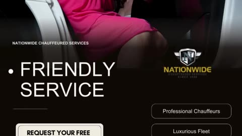 Experience Unmatched Luxury Chauffeur Service with Nationwide Chauffeured Services