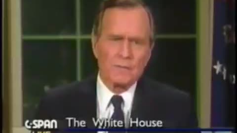 RINO Bush 41 talks about the New World Order