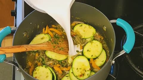 Delicious weeknight vegan green curry