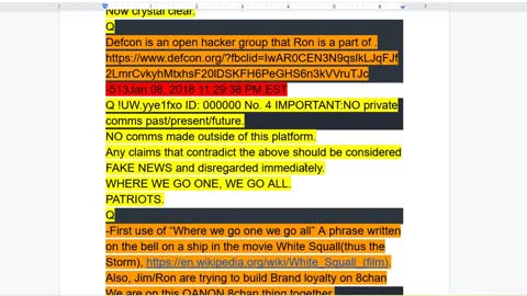 QANON Counterintel Drop#11 The Pied Piper