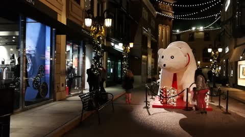 Amazing Beverly Hills Christmas Lights Bear Decoration Los Angeles Beautiful christmas