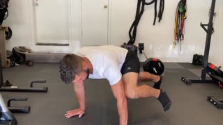 Knee To Elbow Touch Plank Core Workout