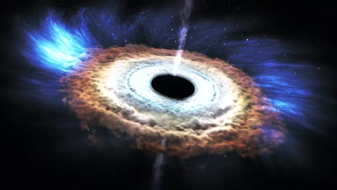 NASA Massive Black Hole Shreds Passing Star