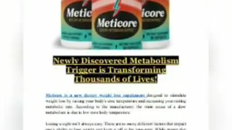 Meticore is a top tier weight loss supplement