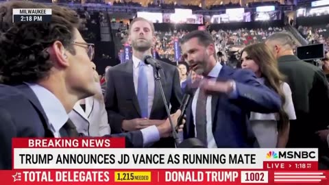 🚨SAVAGE Don jr. (@DonaldJTrumpJr) goes OFF on MSNBC: