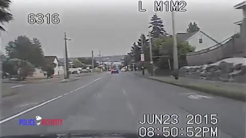 Dashcam Video Shows Seattle Police Chase Fail