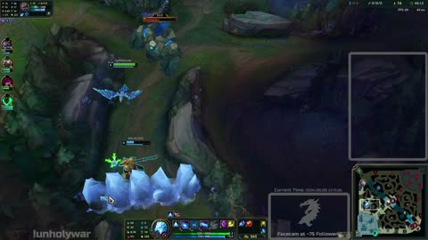 [LoL Trolling Clip] When the Nasus has 0 stacks at 9 minutes