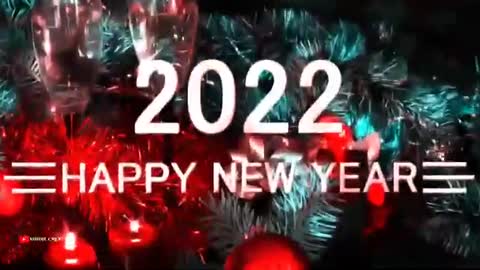 Happy new year greeting 2022