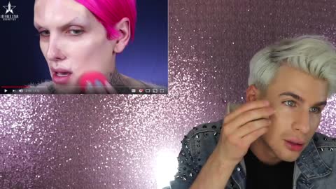 Brad Mondo follows a Jeffree Star makeup tutorial