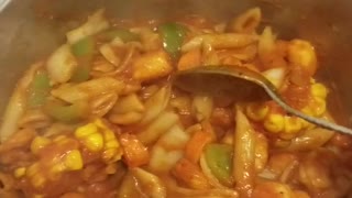 Pasta en salsa de tomate