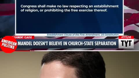 Republican Senate Candidate Says No Such Thing As Separation of Church and State