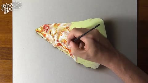 Delicacies That Draw Part Of The Pizza