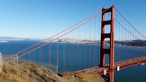 Golden Gate Bridge! Landmark in San Francisco!