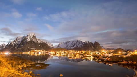 fishing village reine in norway