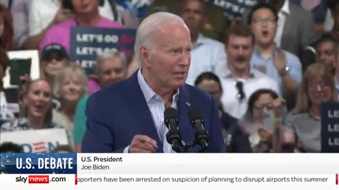 'I don't debate as well as I used to' Biden tells supporters after clash with Trump Sky News