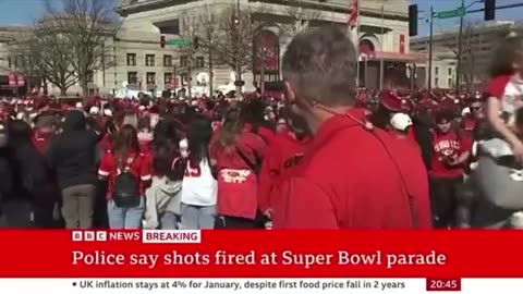 'Multiple’ victims in shooting at Super Bowl victory parade - 1 dead, 9 injured.