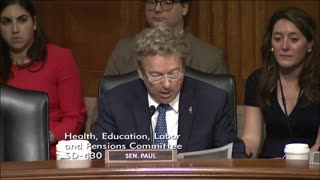 Dr. Paul Speaks at HELP Hearing on Vaccine Hesitancy - June 22, 2021