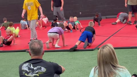 First wrestling practice