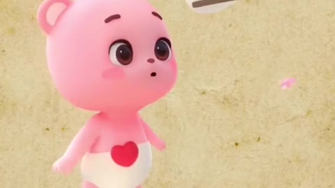 Green rabbit on tiktok! Super cute pink baby panda