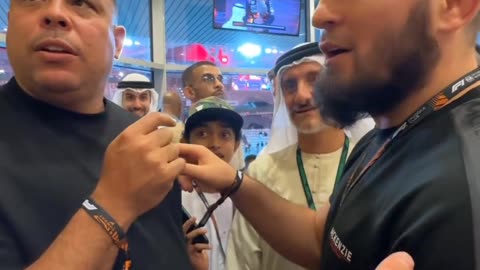 Khabib Nurmagomedov meets Ronaldo